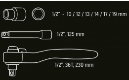 NEO TOOLS 01-307 gola sada 1/2