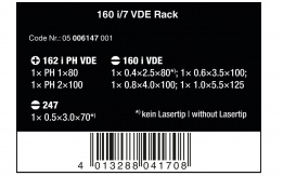 WERA 006147 160i/7 PL+PH VDE Kraftform Plus 1000V