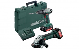 Metabo COMBO SET 2.4.3 18 V AKUMULÁTOROVÉ STROJE V SADE W 18 LTX 125 + BS 18