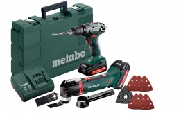 Metabo COMBO SET 2.6.1 18 V AKUMULÁTOROVÉ STROJE V SADE MT 18 LTX + BS 18