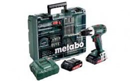 Metabo Aku vŕtací skrutkovač BS 18 LT Set + kufor